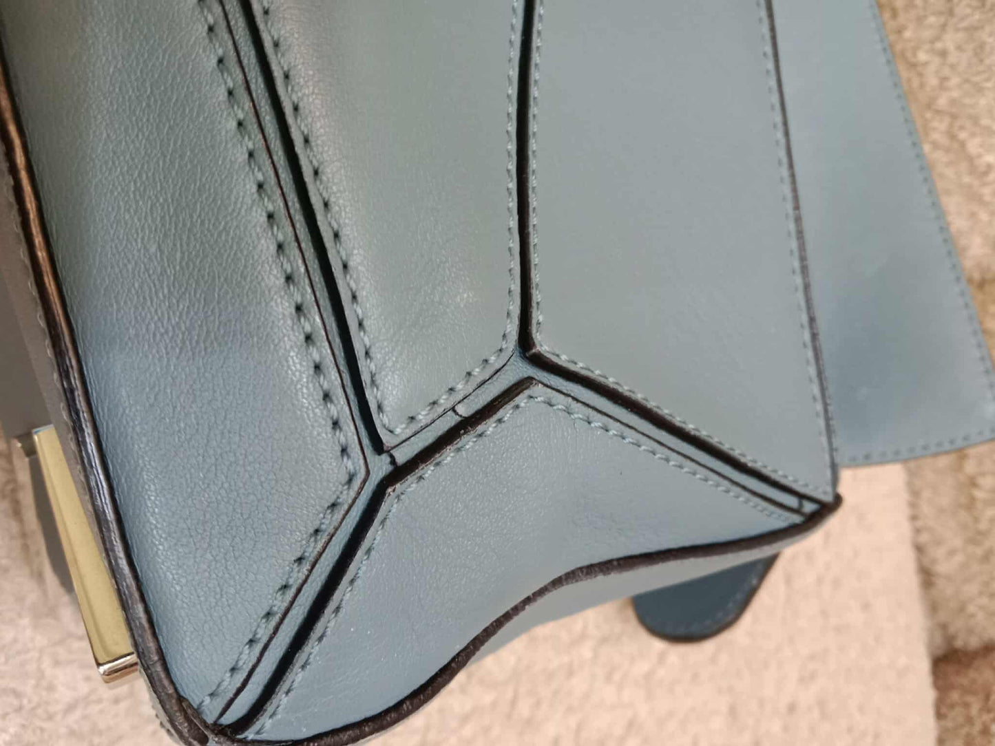 Loewe Puzzle Bag Small Blue