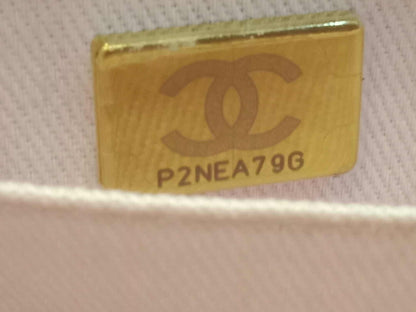 Chanel Business Affinity Light Pink Caviar Medium Microchipped