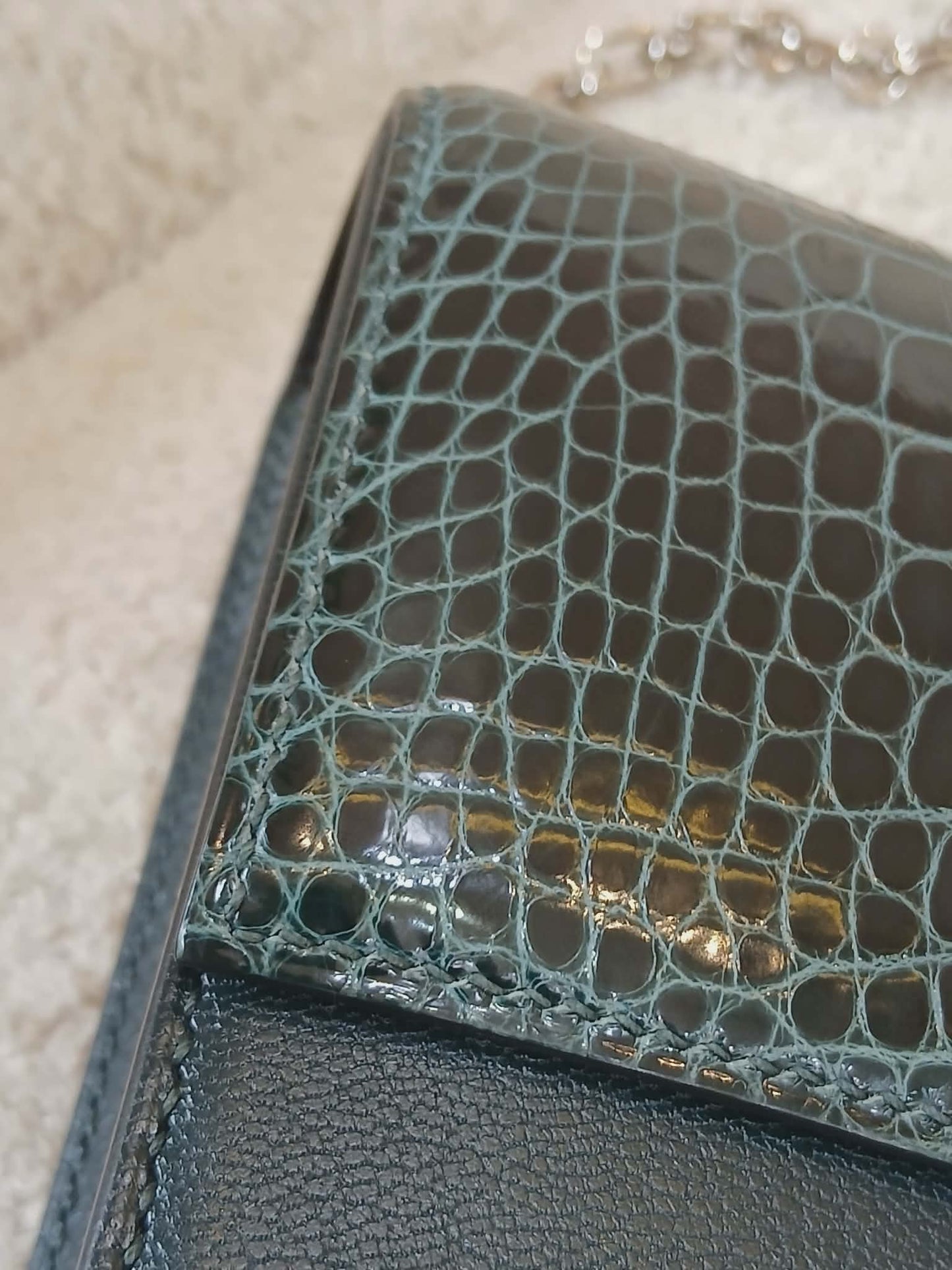 Hermes Sac Verrou Touch Chaine Mini Marquete Cypress Noir Stamp Y 2020