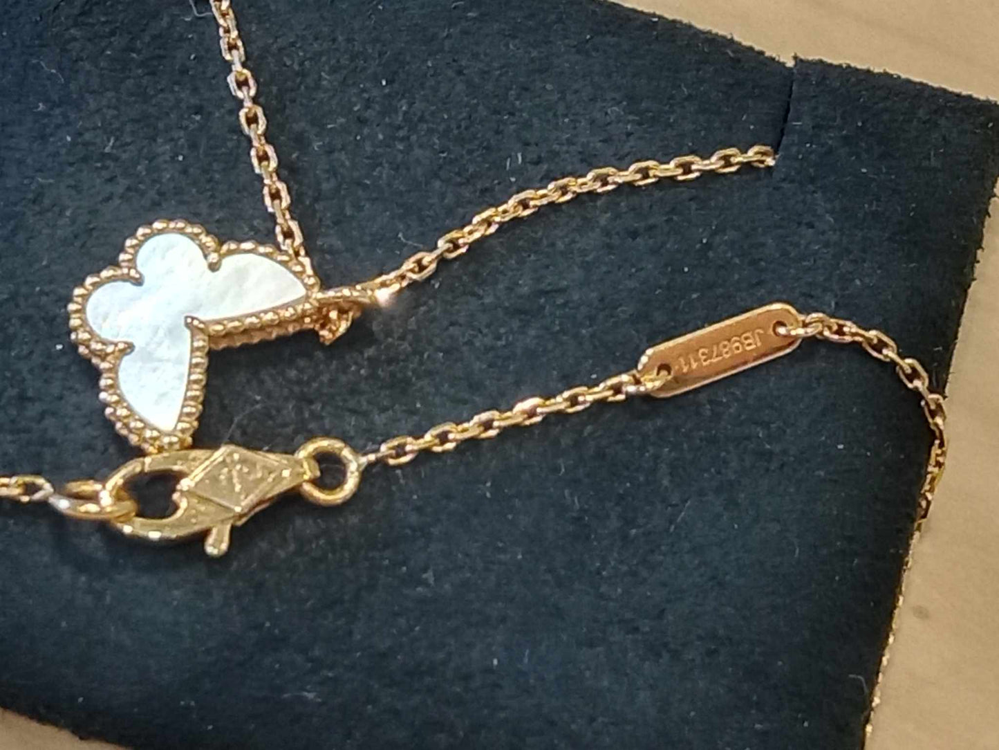 Van Cleef & Arpels Alhambra Butterfly Mother of Pearl 18K Yellow Gold