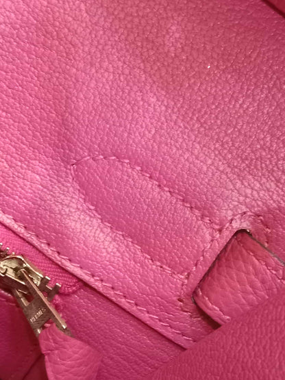 Hermes Birkin 30 Pink Fanta Togo Stamp A 2017