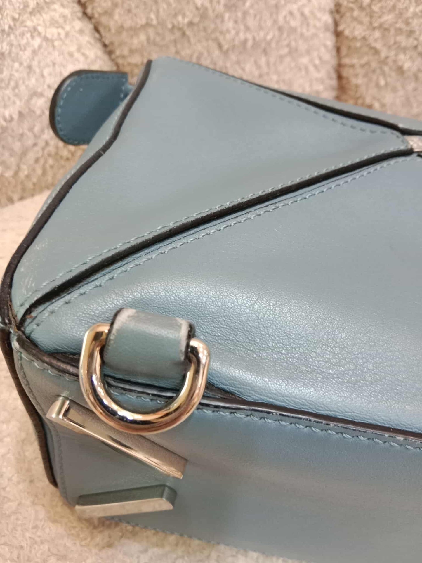Loewe Puzzle Bag Small Blue