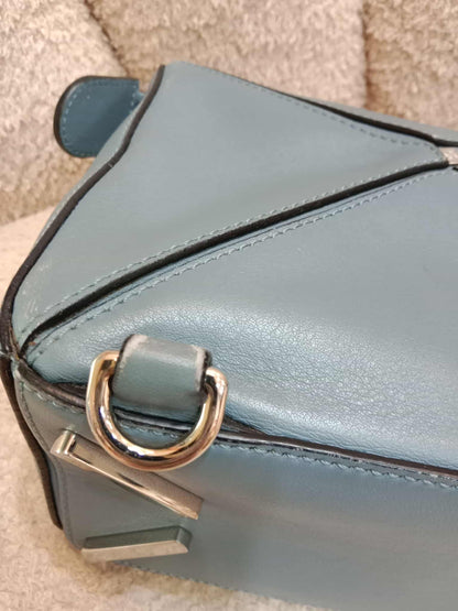 Loewe Puzzle Bag Small Blue