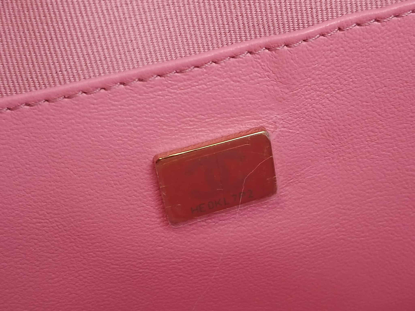 Chanel CC in Love Heart Bag Lambskin Pink Microchipped