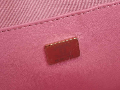 Chanel CC in Love Heart Bag Lambskin Pink Microchipped