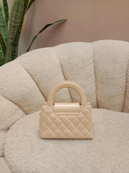 Chanel Kelly Nano Bag Beige Microchipped Fullset
