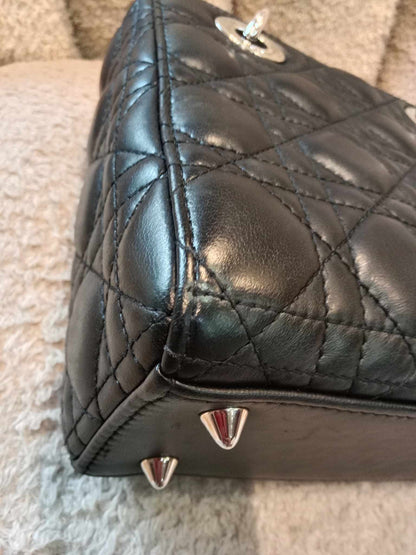 Dior Lady Dior ABC Small Lambskin Black