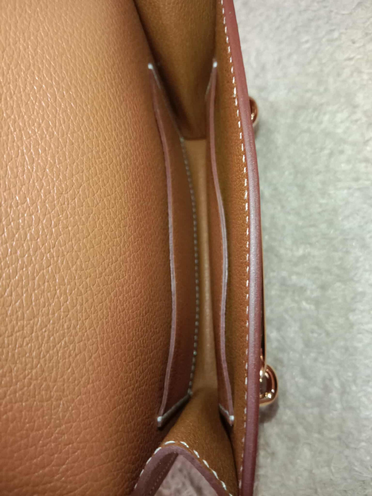 Hermes Roulis Slim Gold on Gold Epsom Stamp B 2023