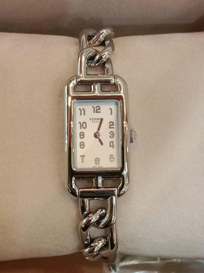 Hermes Nantucket Petit Quartz Watch Stainless Steel