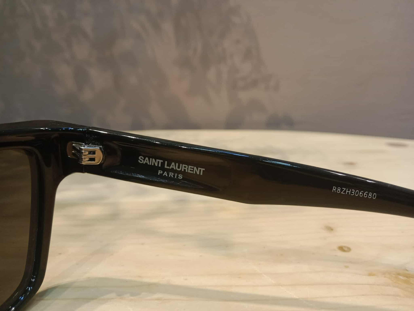 YSL Women's Cat Eye Black Sunglasses
