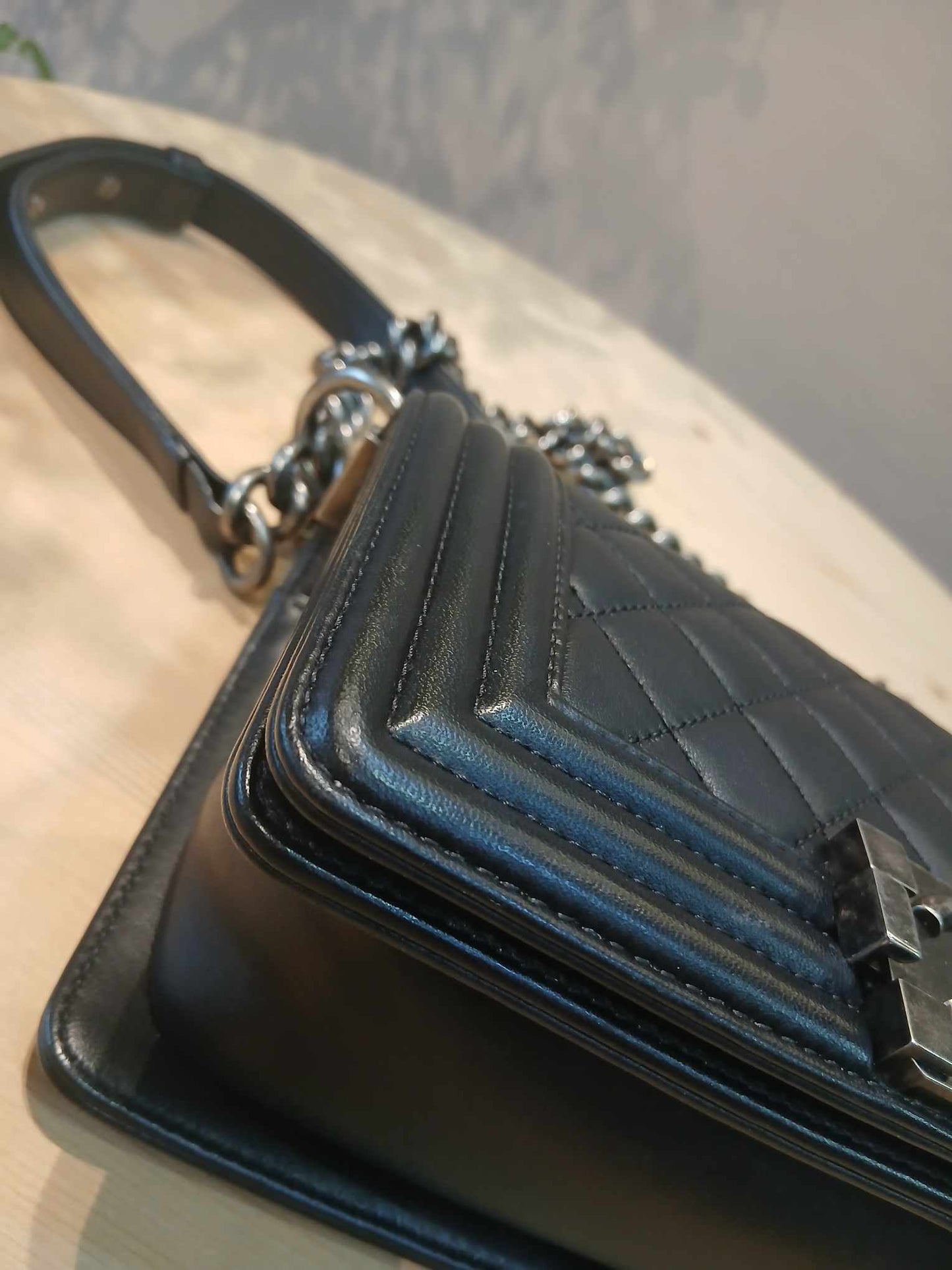 Chanel Leboy Lambskin Small Black Series 23