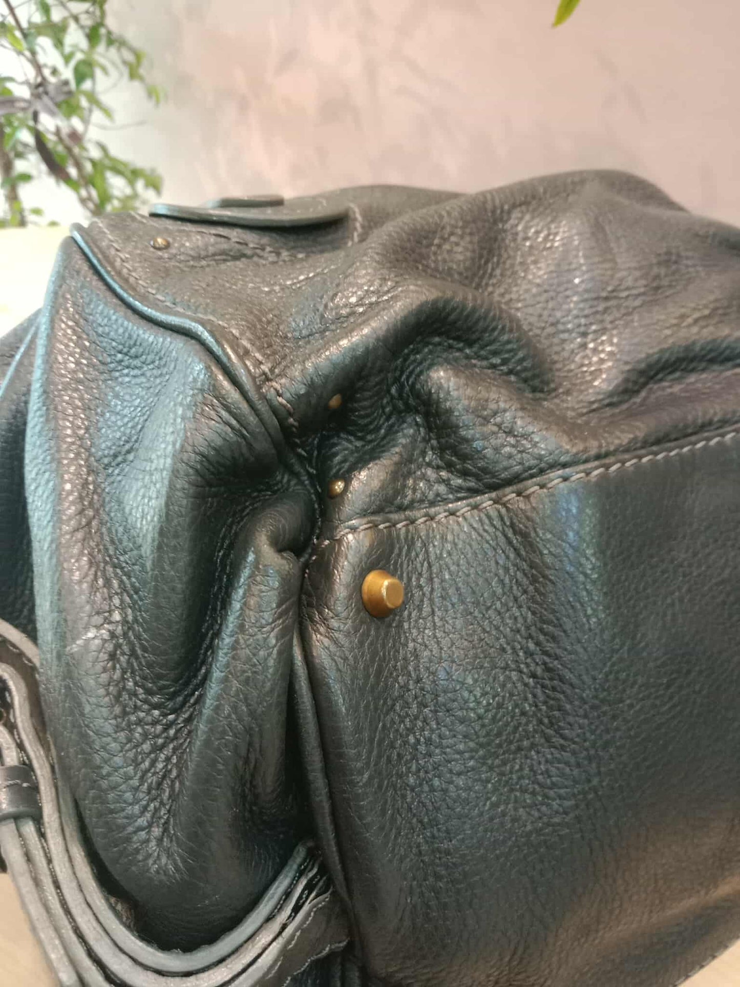 Chloe Paddington Leather Handbag Black