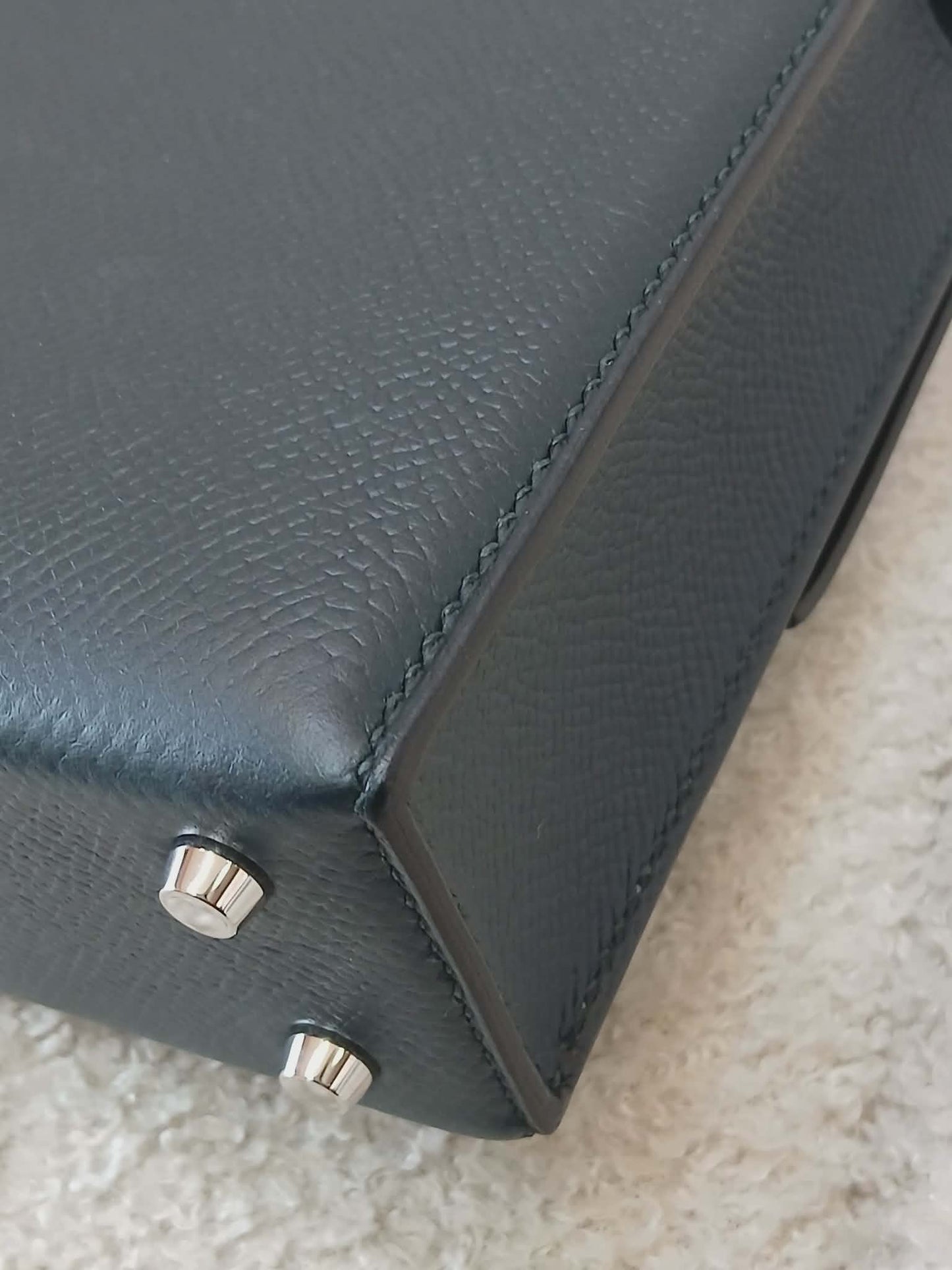 Hermes Sac Verrou Touch Chaine Mini Marquete Cypress Noir Stamp Y 2020