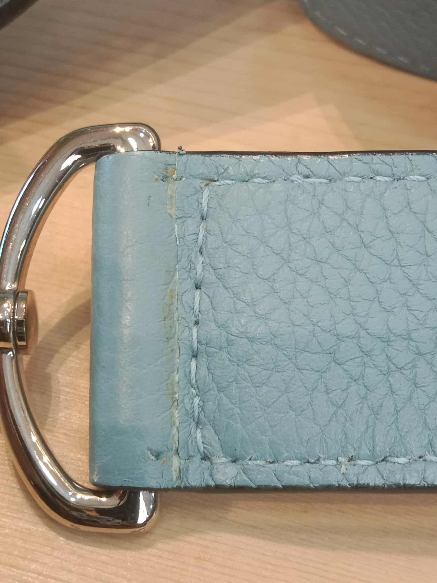 Hermes Jypserie 34 Blue Clemence Stamp M Square 2009