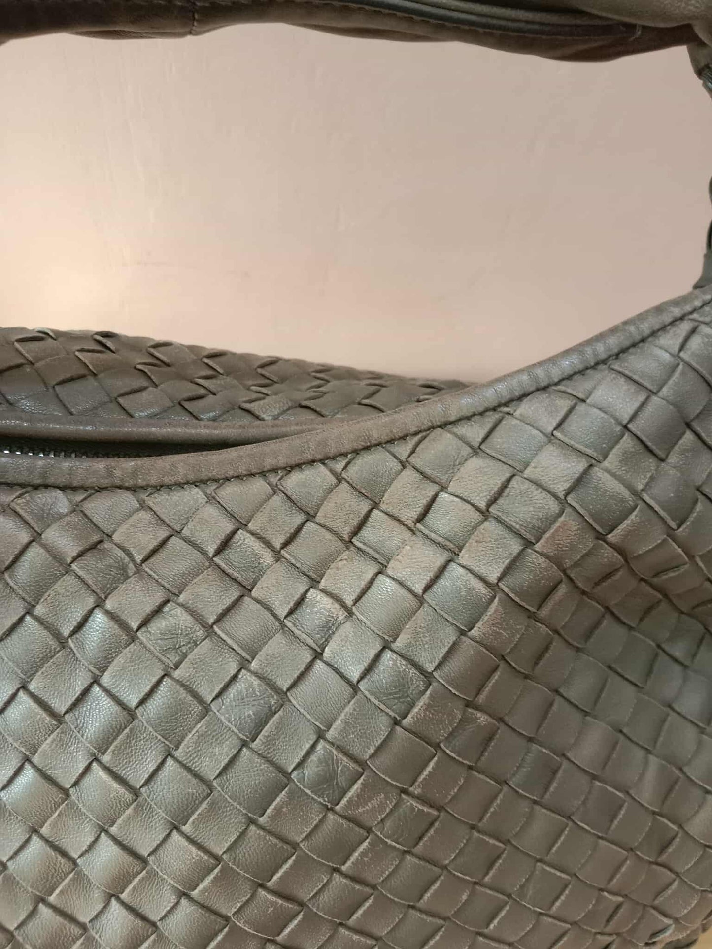 Bottega Veneta Belly Hobo Bag Gray