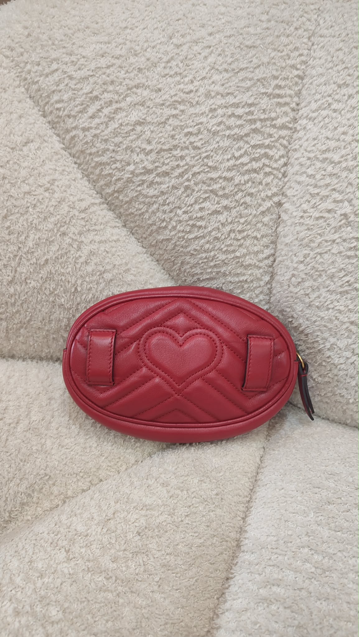 Gucci GG Marmont Beltbag Red
