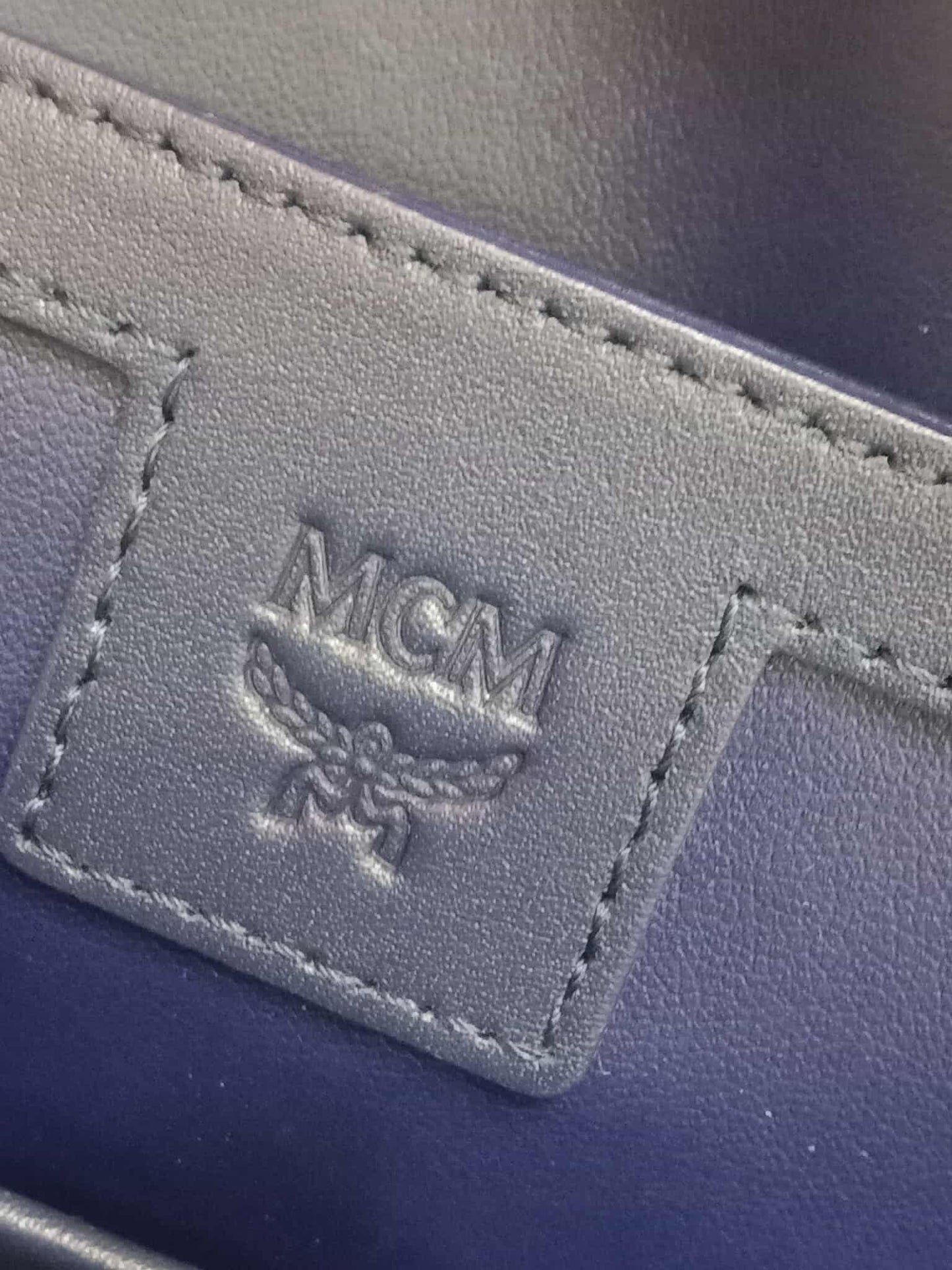 MCM Stark Side Studs Backpack Black and White