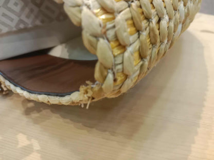 Jimmy Choo Mari Woven Raffia Tote Handbag