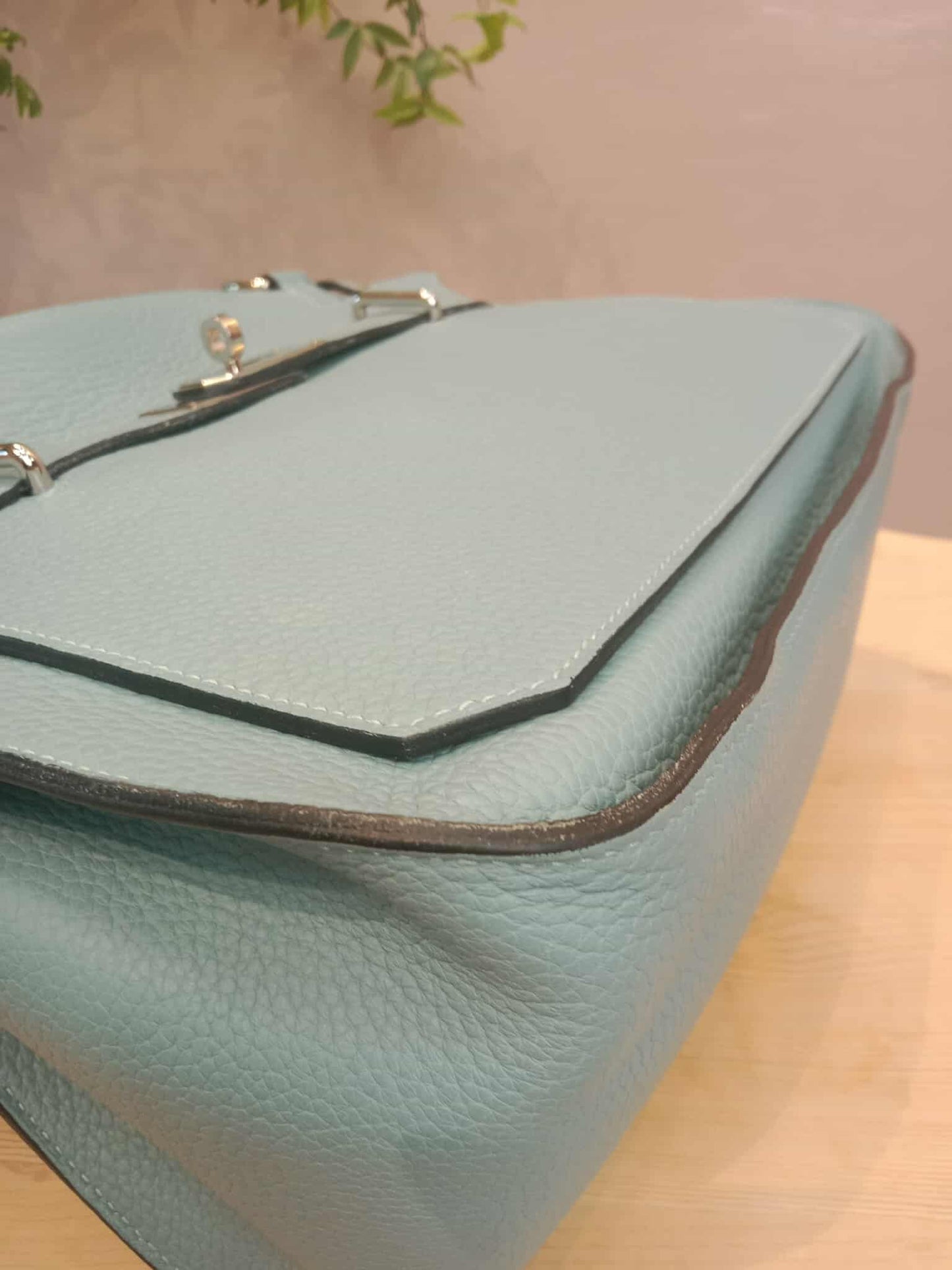 Hermes Jypserie 34 Blue Clemence Stamp M Square 2009
