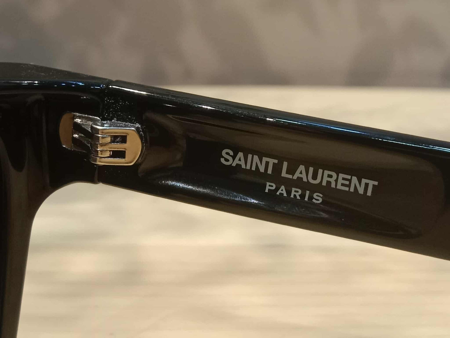 YSL Women's Cat Eye Black Sunglasses