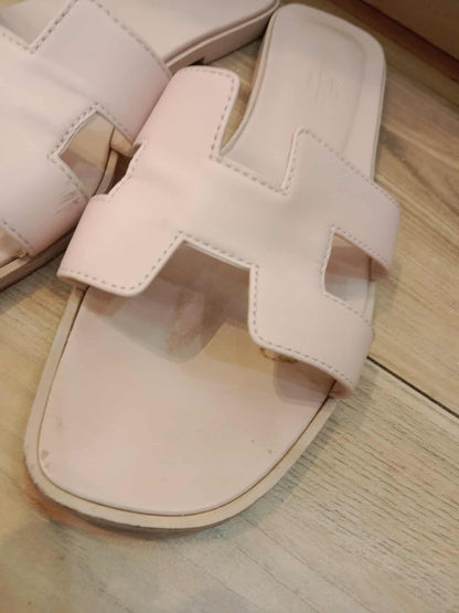 Hermes Oran Blush Pnk Size 38 1/2