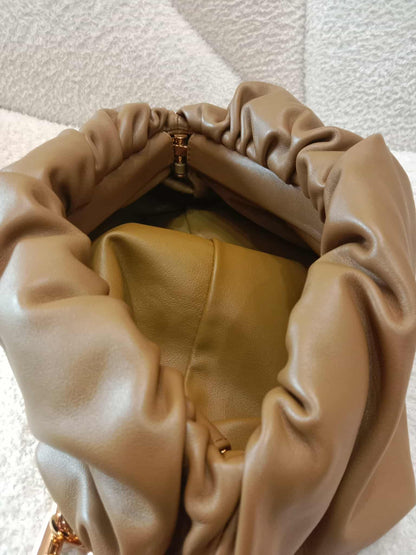 Bottega Veneta Chain Pouch Brown