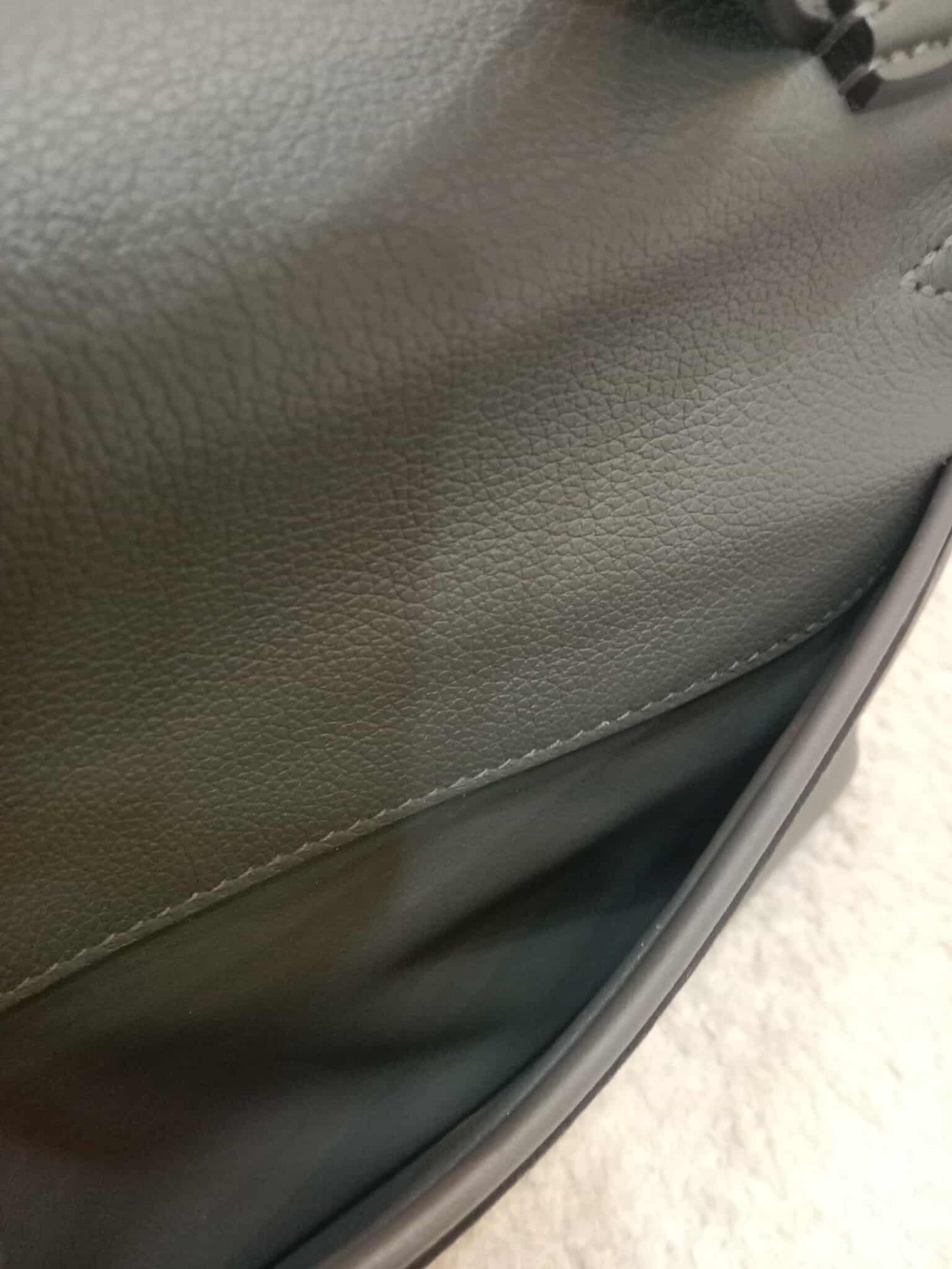 Hermes Mini 24/24 Gris Meyer Evercolor Stamp U 2022