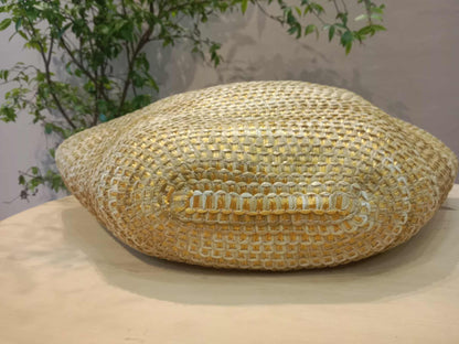 Jimmy Choo Mari Woven Raffia Tote Handbag