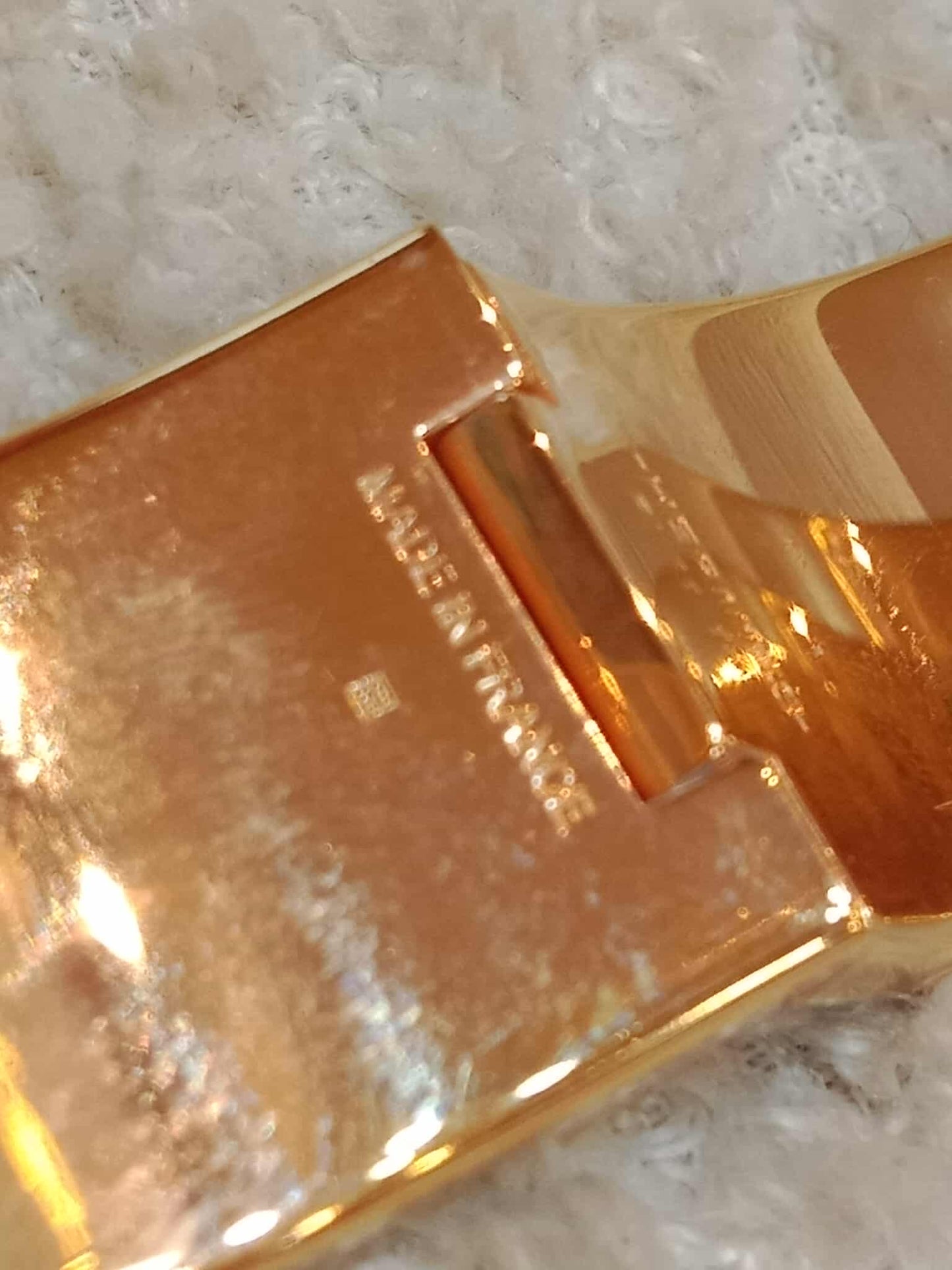 Hermes Clic Clac Bracelet Peach Gold-Plated Hardware