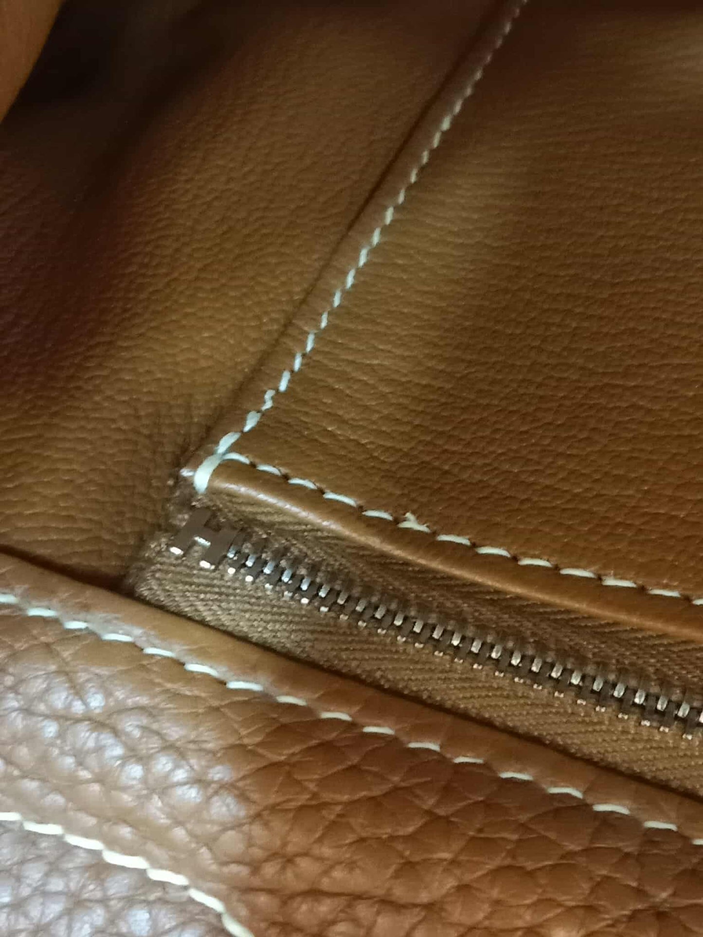 Hermes JPG 42 Gold Clemence Stamp N Square 2010