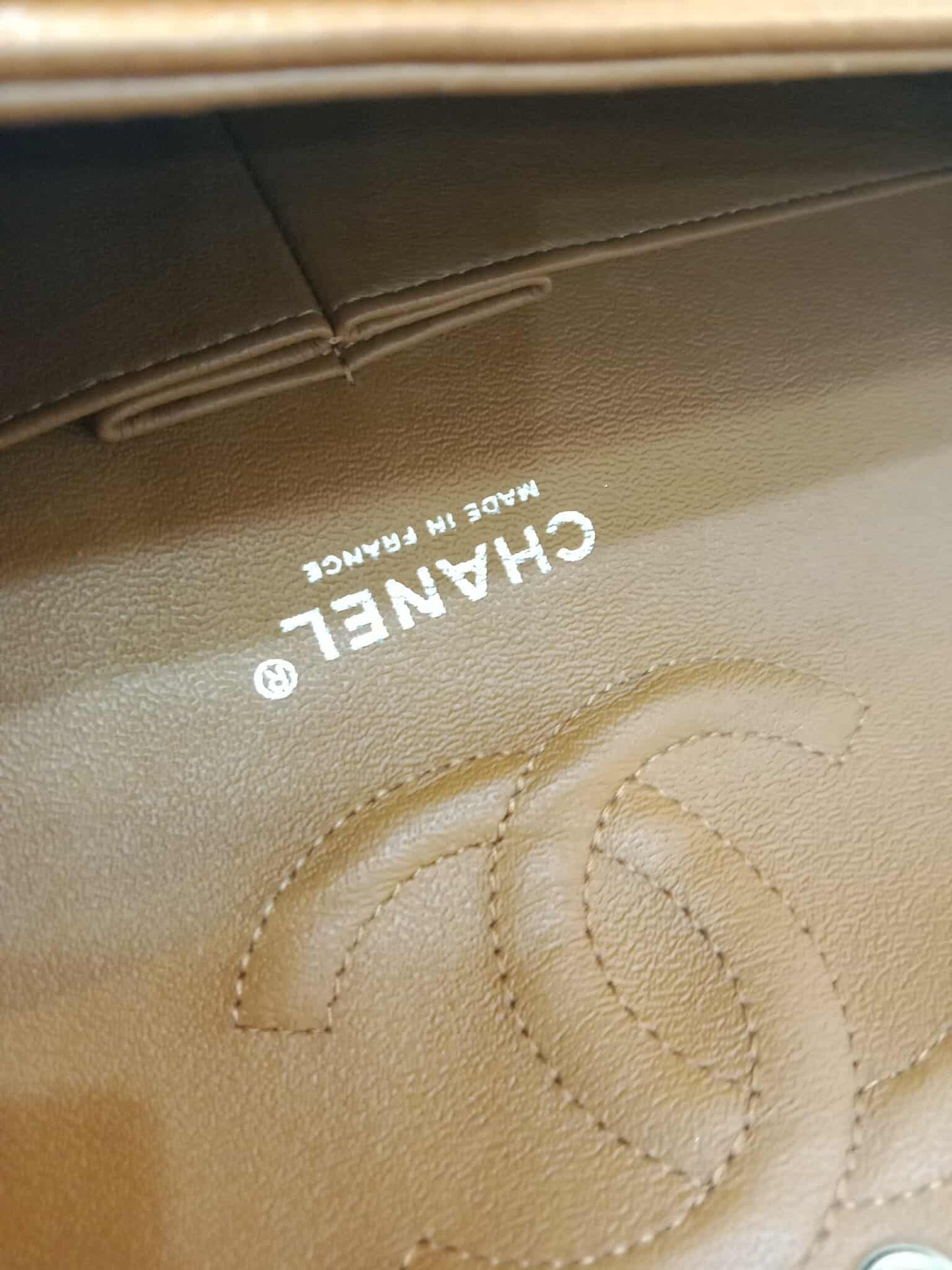 Chanel Classic Double Flap Medium Caramel Caviar Series 14