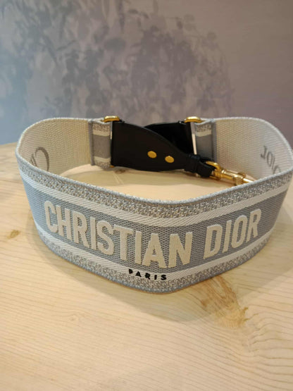 Dior Embroidered Logo Shoulder Strap