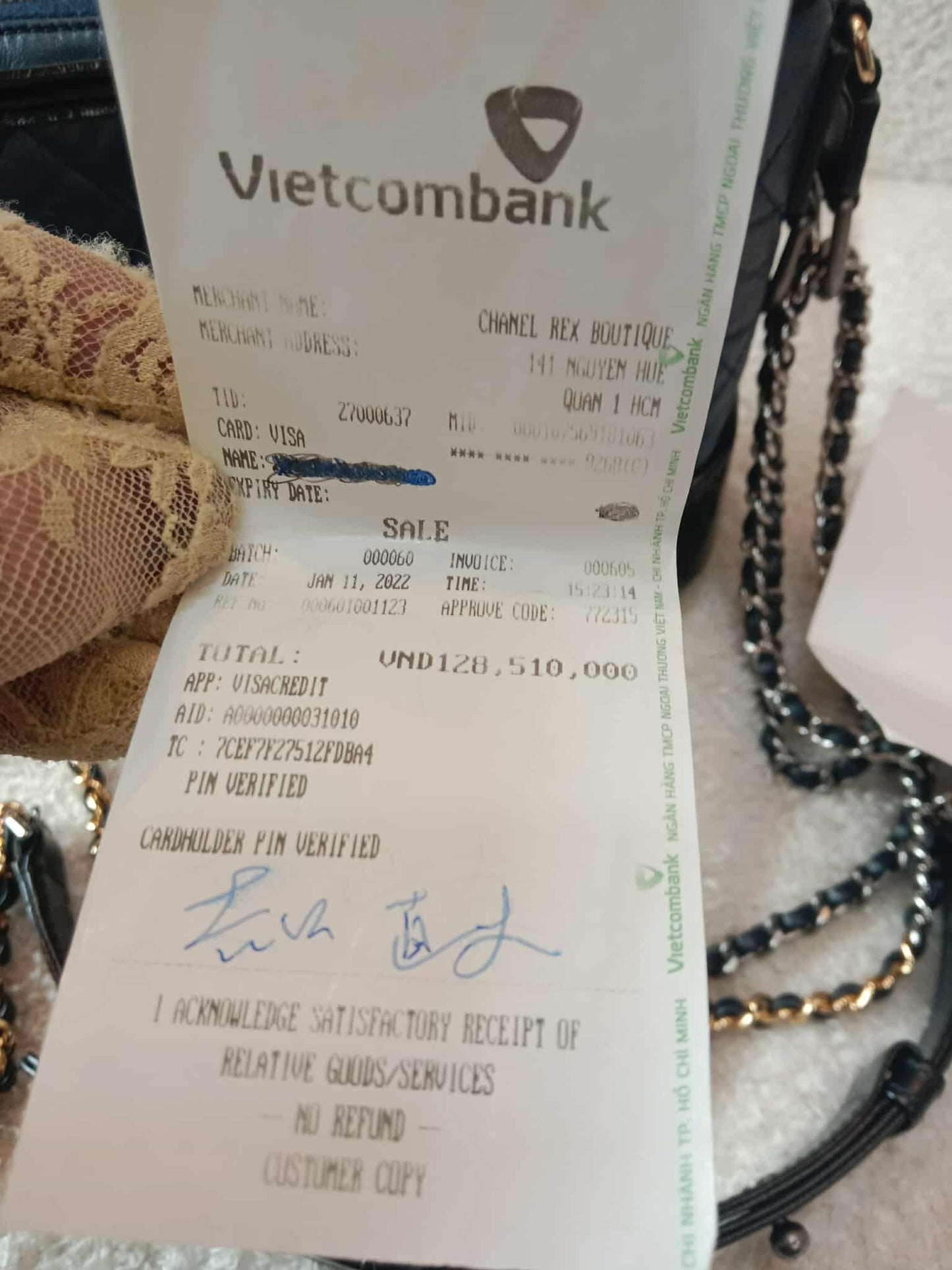 Chanel Gabrielle Hobo Bag Bicolor Blue/Black Series 29