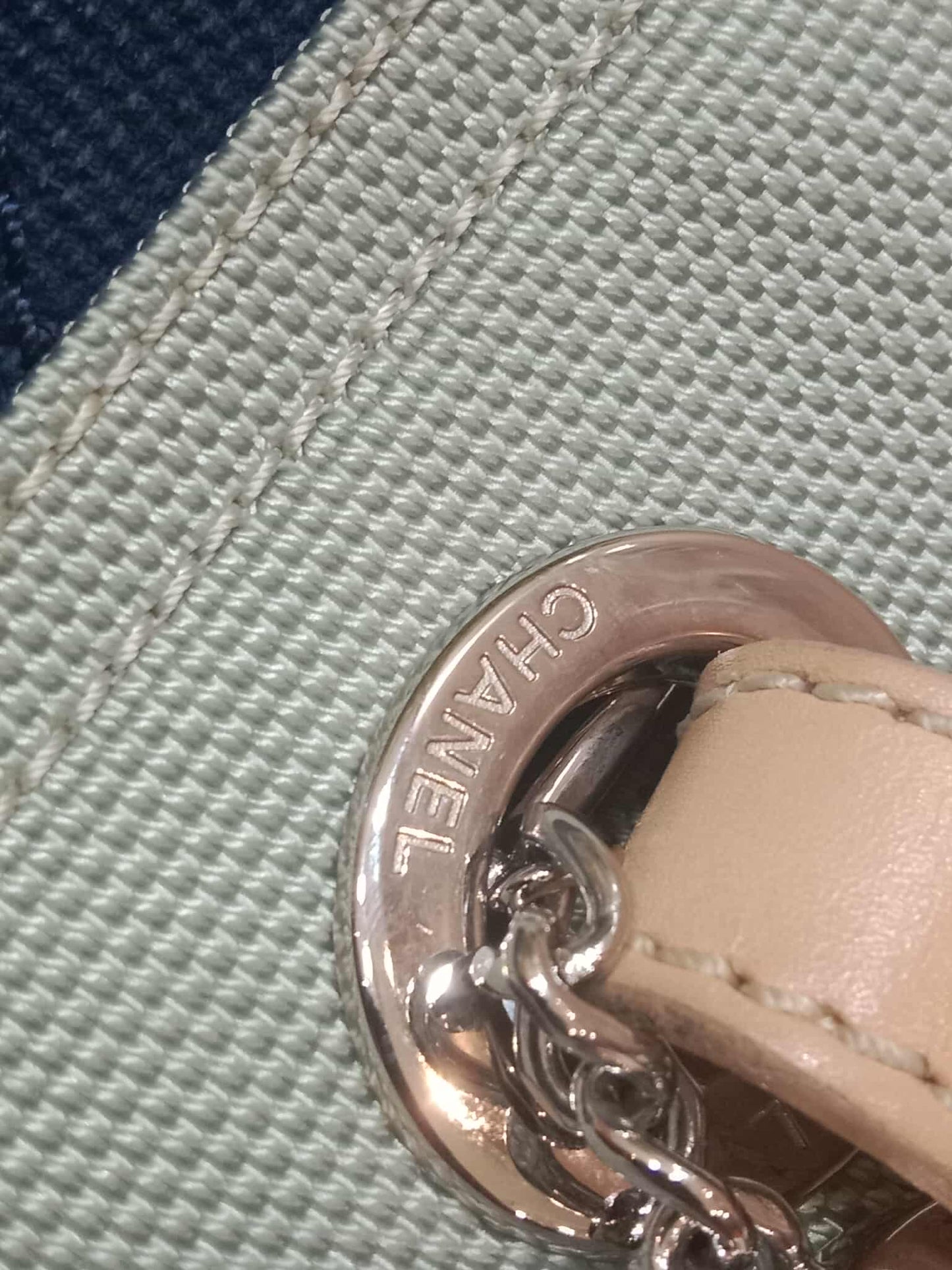 Chanel Paris-Biarritz Canvas/Leather Tricolor Tote Bag Series 13