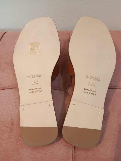 Hermes Oran Gold Size 35 1/2 Brandnew
