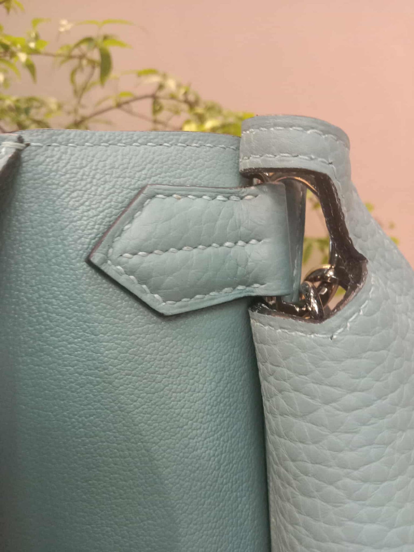 Hermes Jypserie 34 Blue Clemence Stamp M Square 2009