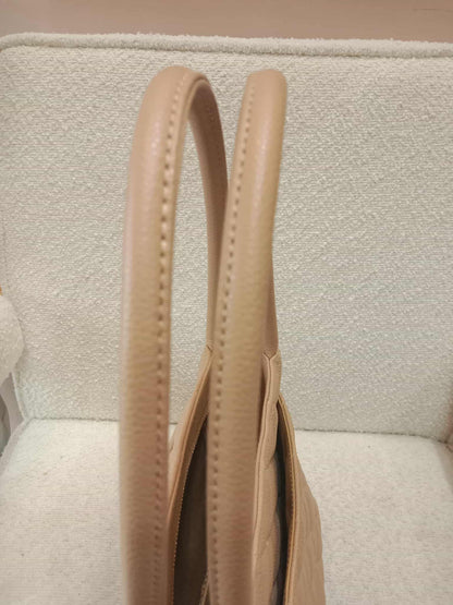 Chanel Medallion Beige Caviar Series 11