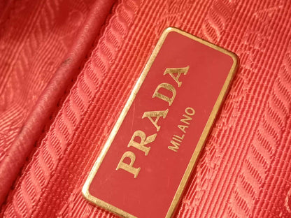 Prada Pink Tessuto Nylon/Leather Messenger Bag