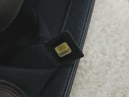 Chanel Leboy Caviar Old Medium Black Series 23