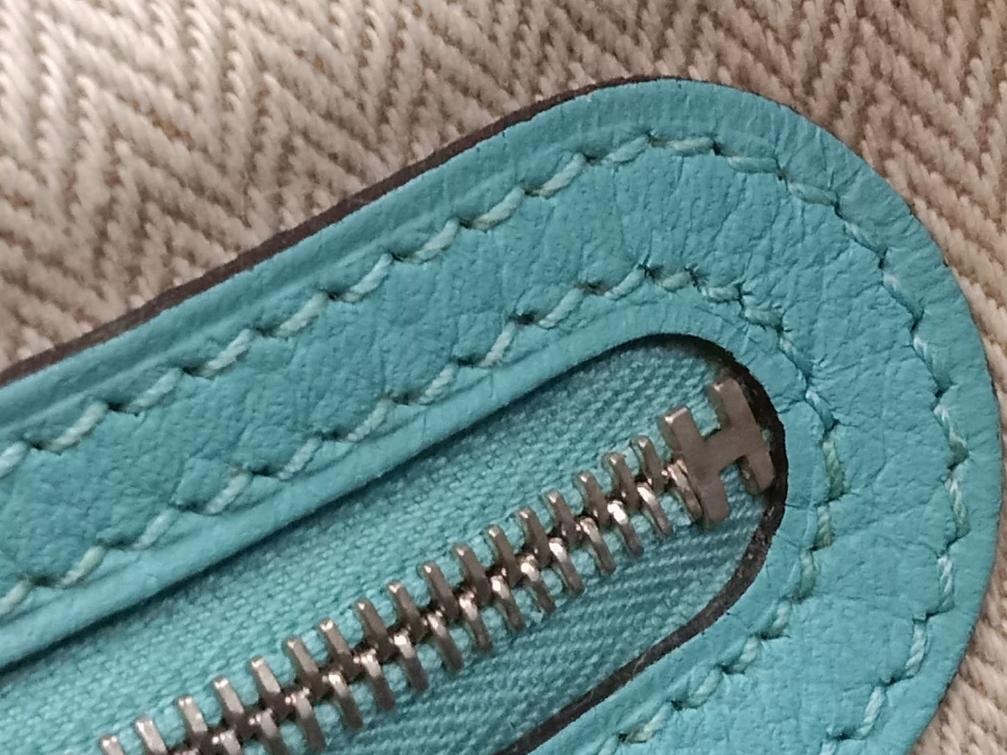 Hermes GPT 36 Bleu Atoll Clemence Stamp T 2015