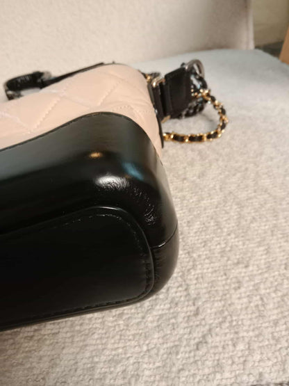 Chanel Gabrielle Bicolor Peach/Black Series 27