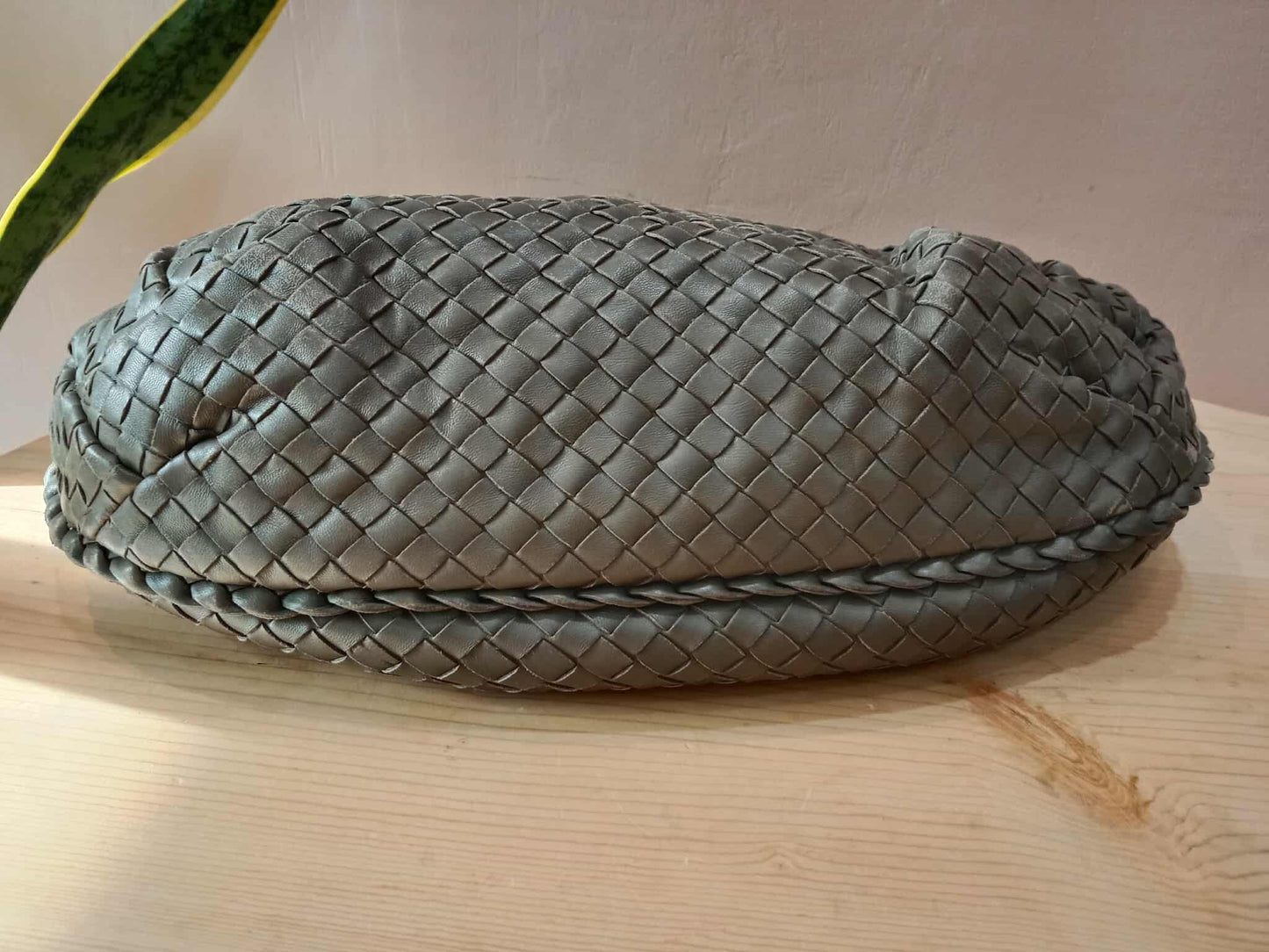 Bottega Veneta Belly Hobo Bag Gray
