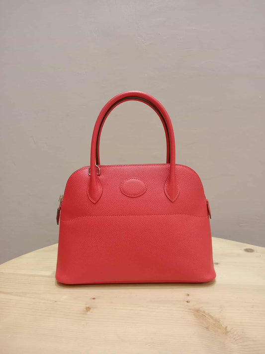 Hermes Bolide 27 Rouge Tomate Stamp A 2017