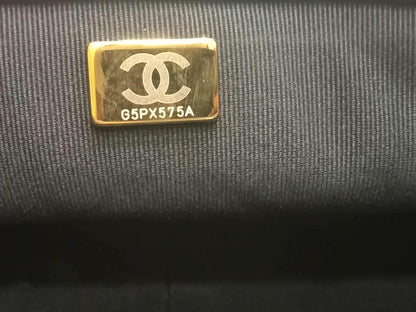 Chanel Seasonal Flap Caviar Black Microchipped