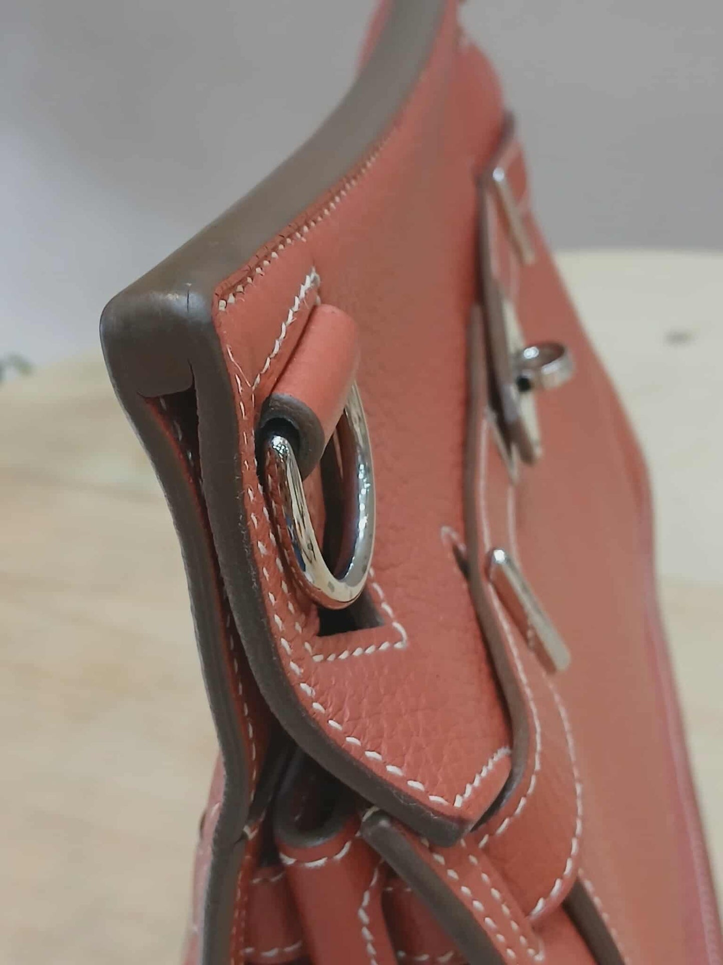 Hermes Jypserie 28 Clemence Rouge Venetian Stamp  P 2012