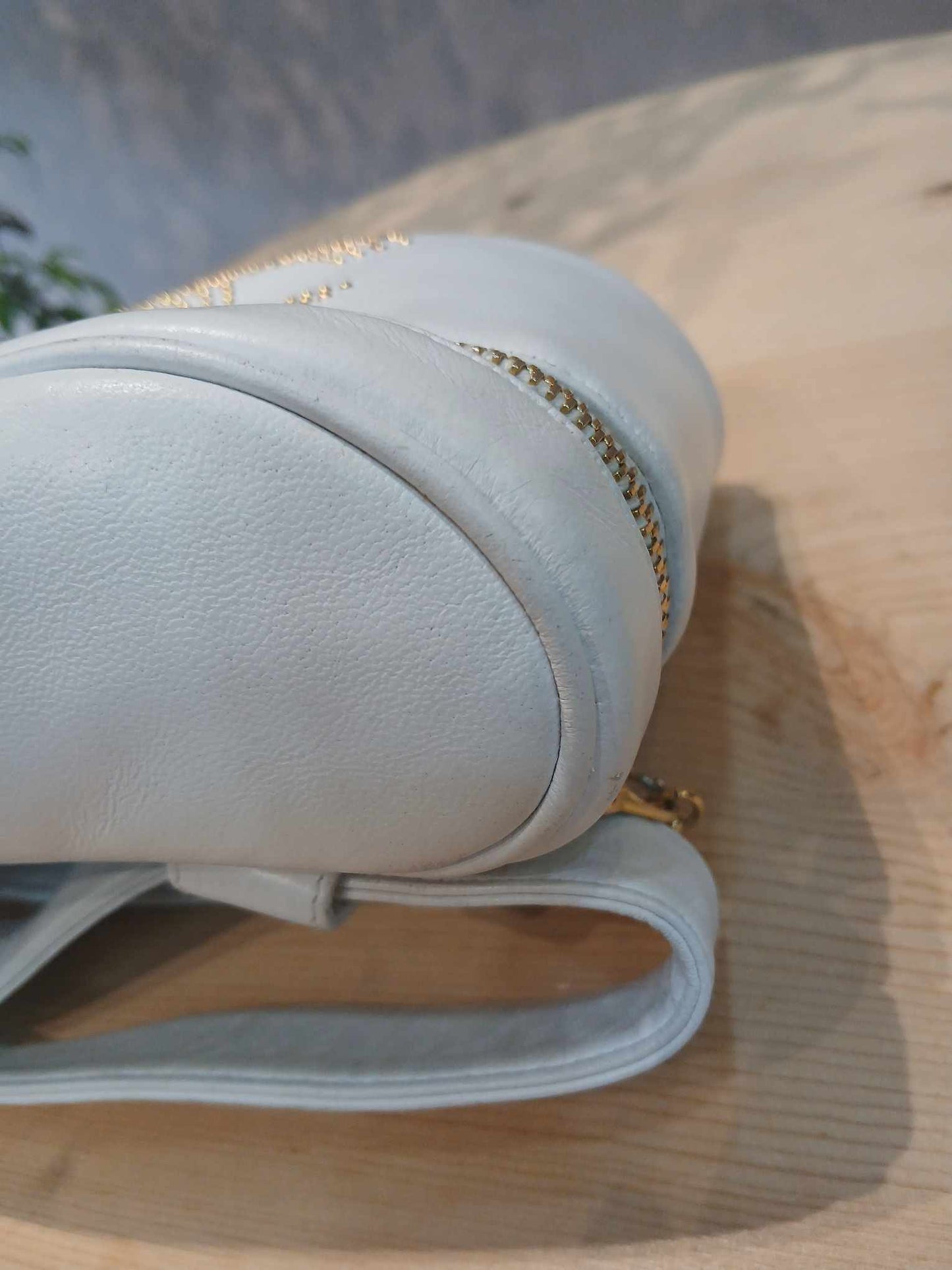 Chanel Belt Bag White Lambskin Series 2