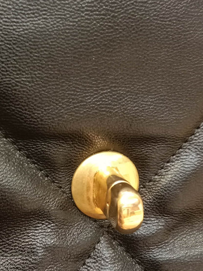 Chanel 19 Lambskin Large Black Series30