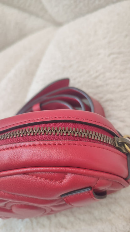 Gucci GG Marmont Beltbag Red