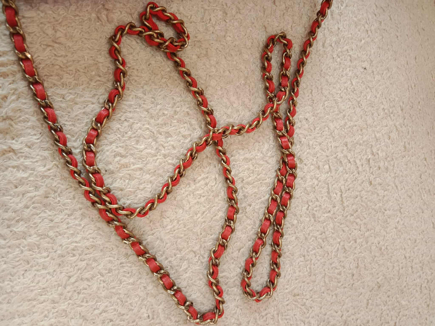 Chanel Wallet on Chain Lambskin Red Series 13