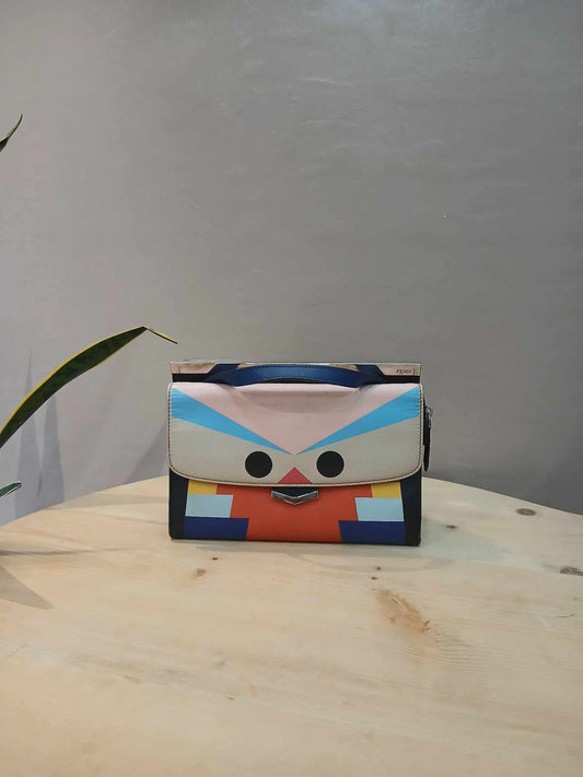 Fendi Demi Jour Bird Leather Bag